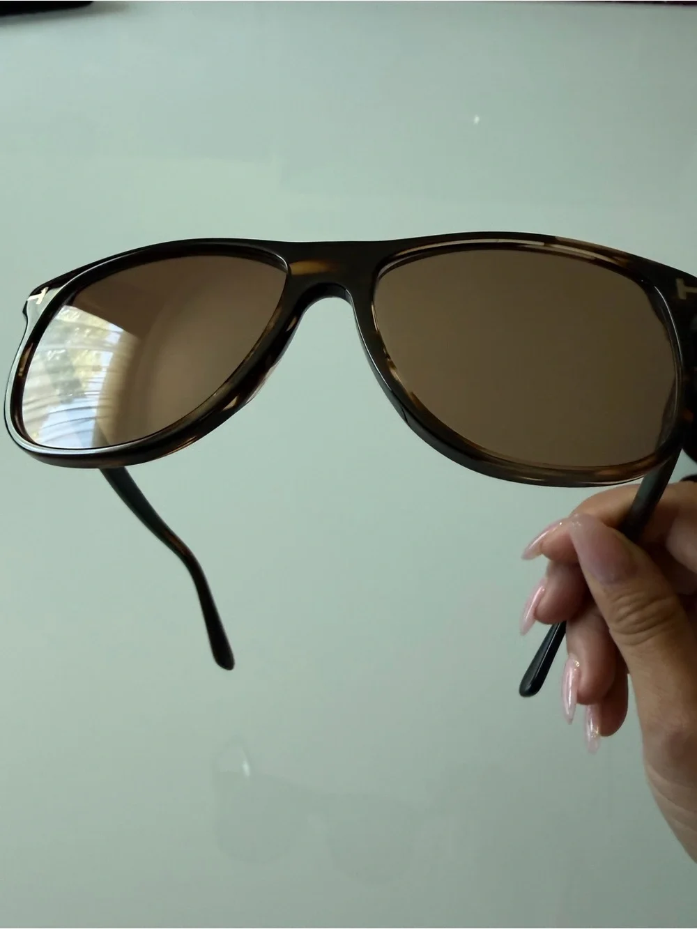 Tom Ford Joni TF905 50E Tortoise Square Sunglasses